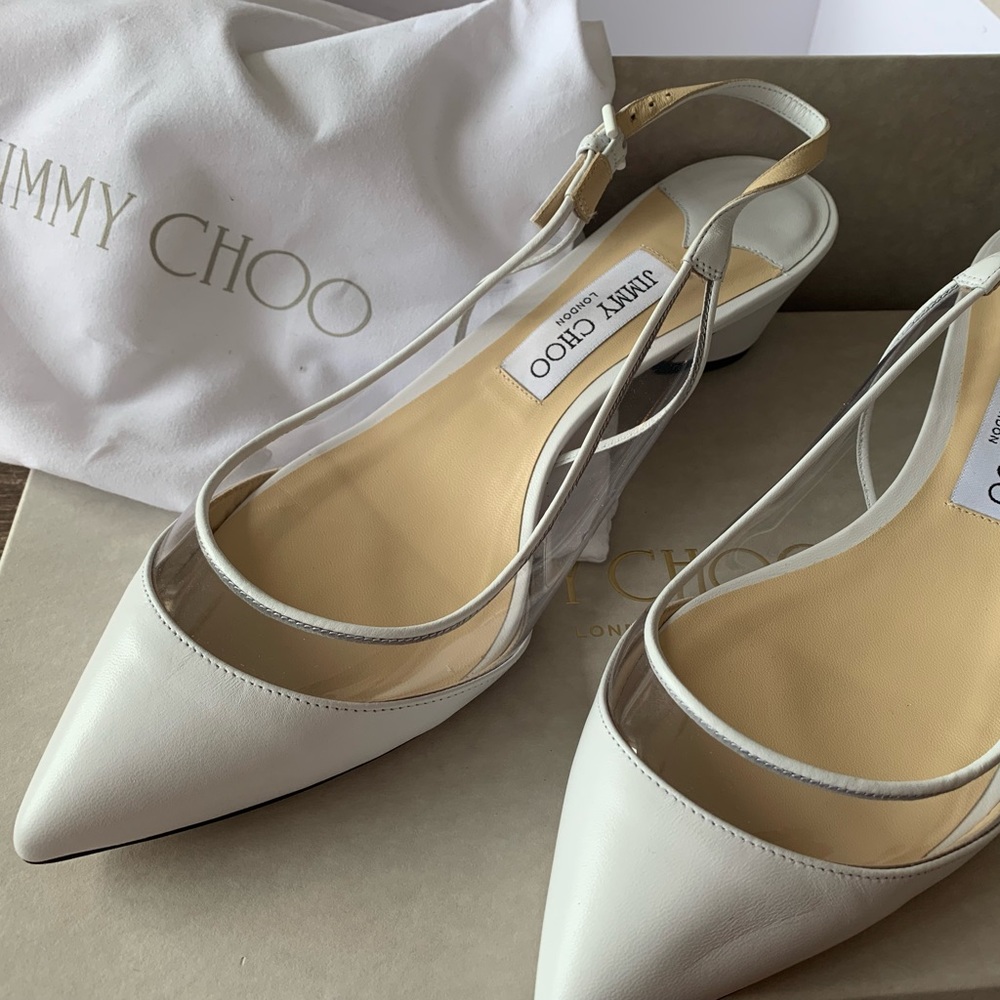 Jimmy Choo Gemma 40mm Slingbacks (Size 9 / 40)